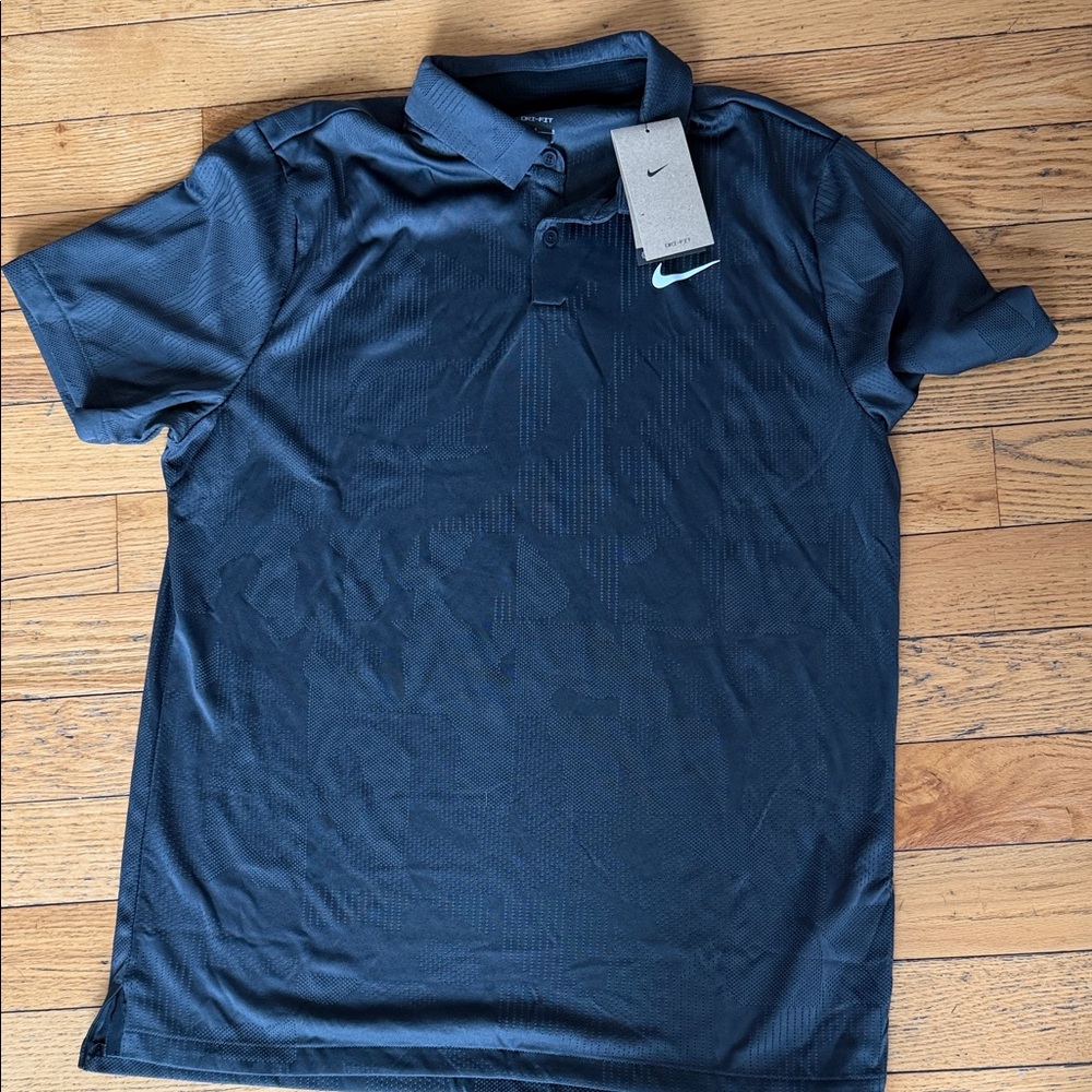 Nike Men's Dark Blue Polo Shirt